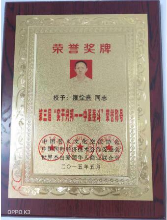 中国中医药传承人 —— 雍佺熹