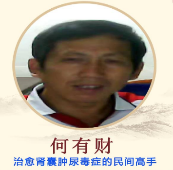 治愈肾囊肿 尿毒症的民间高手——何有财医师