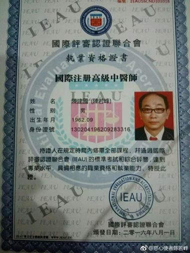 喜迎全国两会·医路前行 慈心大爱中医气功抗癌先锋——陈若峰